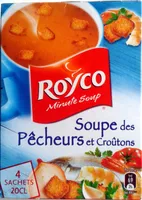 Soupe des pêcheurs et croûtons