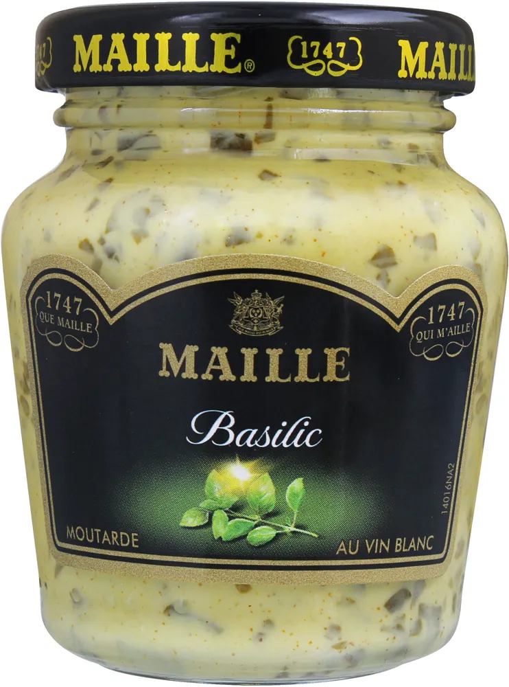 Maille Moutarde au Basilic 108g
