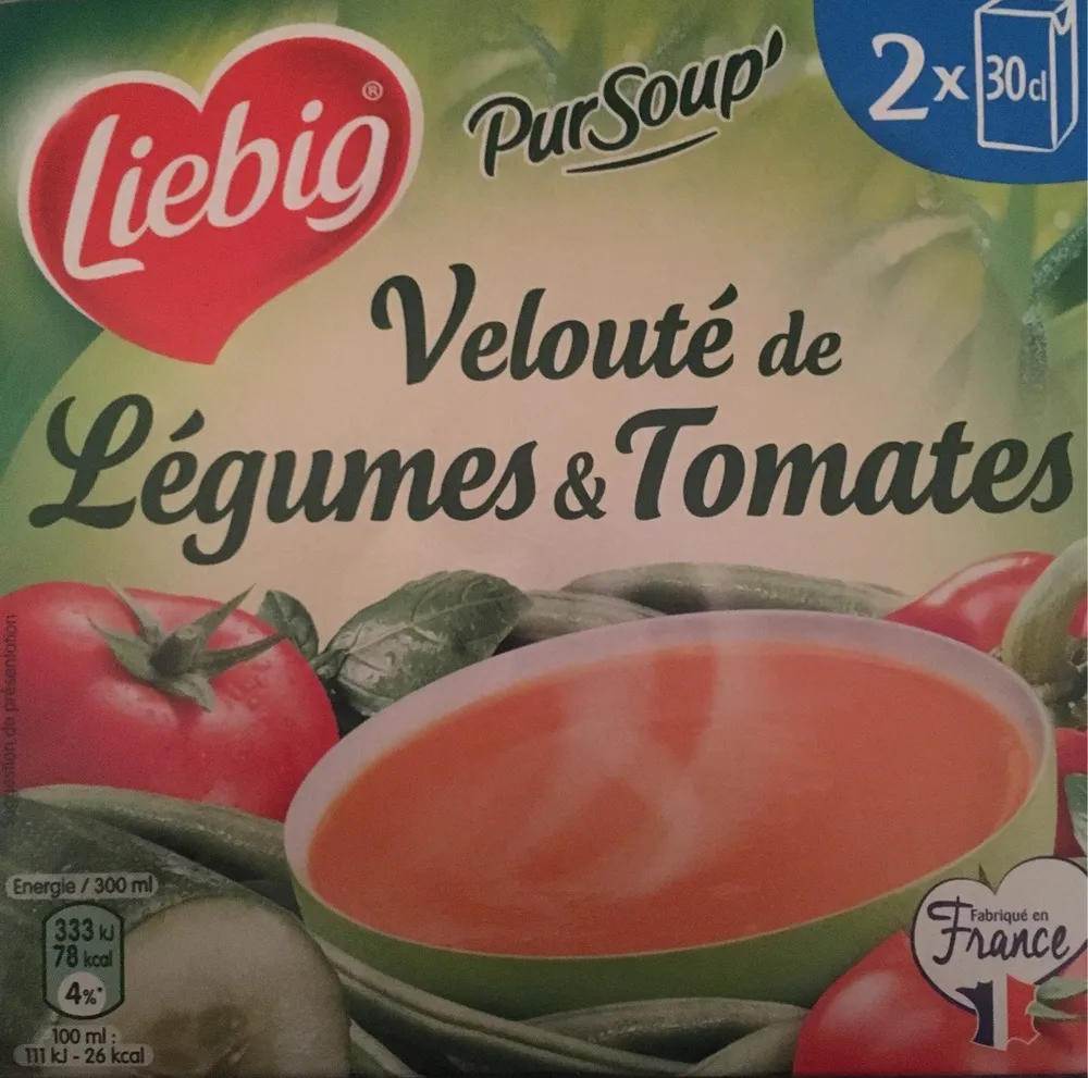 Pursoup' velouté de légumes & tomates