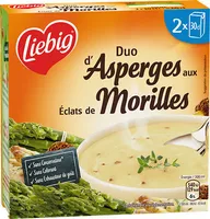 duo d'asperges aux eclats de morilles