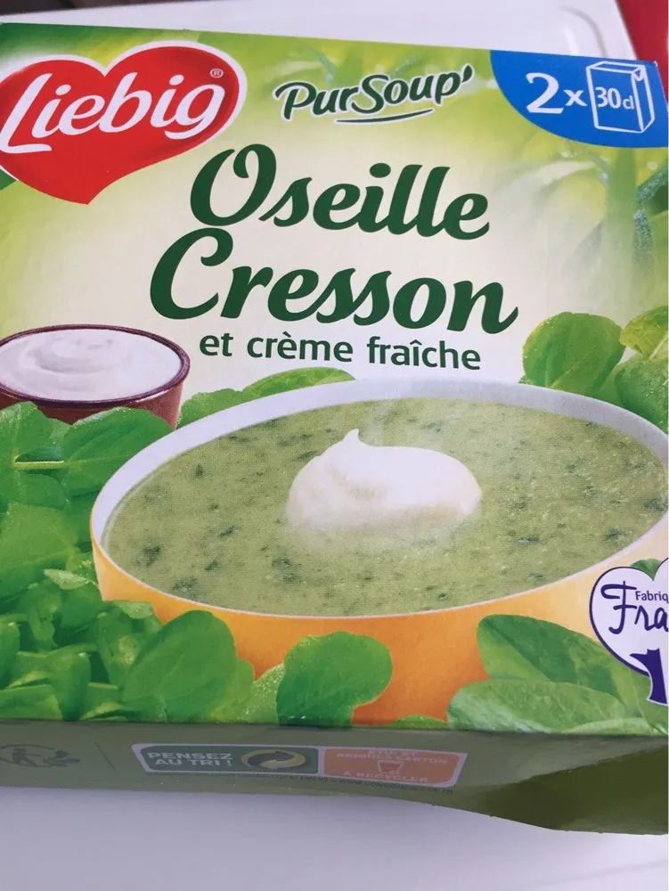 PurSoup' Oseille Cresson et crème fraîche