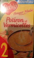 Soupe potiron et vermicelles