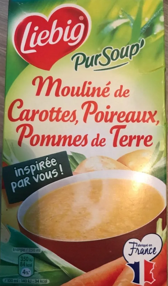 Mouliné de Carottes, Poireaux, Pommes de Terre
