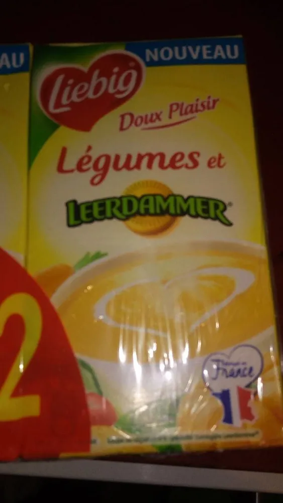 Légumes et leedammer