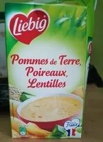 Soupe pomme de terre poireaux lentilles