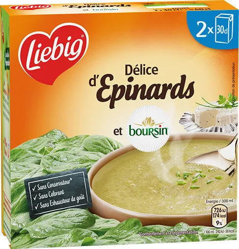 délice d'épinards et boursin