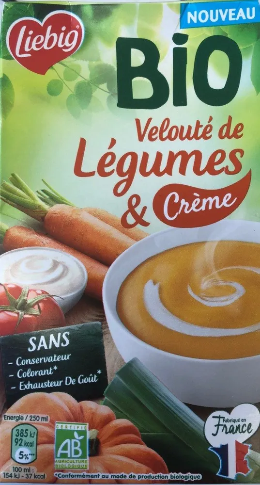 Velouté de Légumes & Crème BIO
