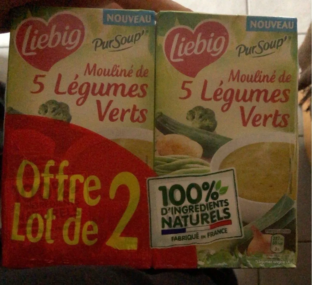 Mouliné de 5 Legumes Verts