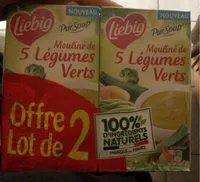 Mouliné de 5 Legumes Verts