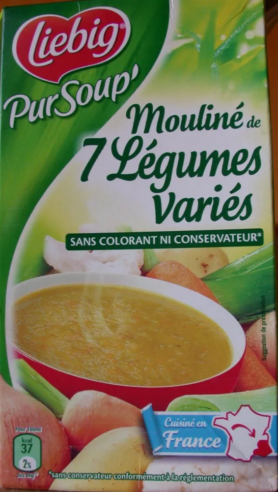 Mouliné de 7 légumes variés