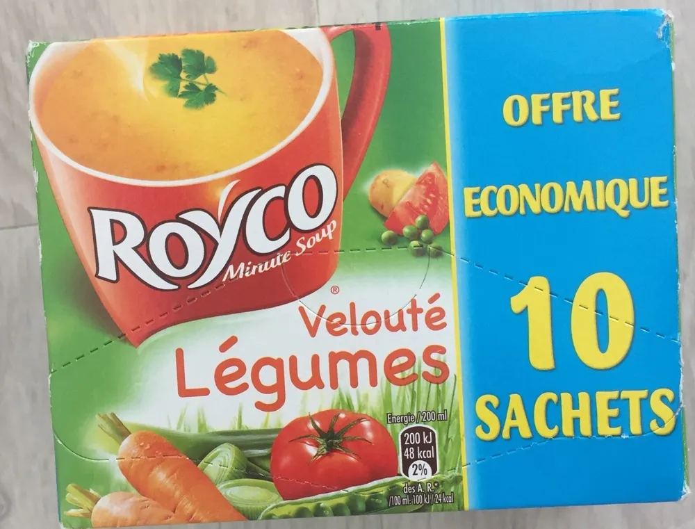 Soupe royco velouté légumes