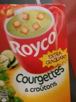 Courgettes et croûtons