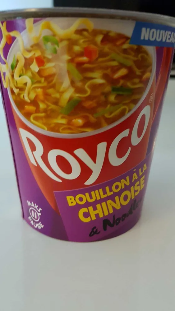Bouillon à la chinoise et noodles