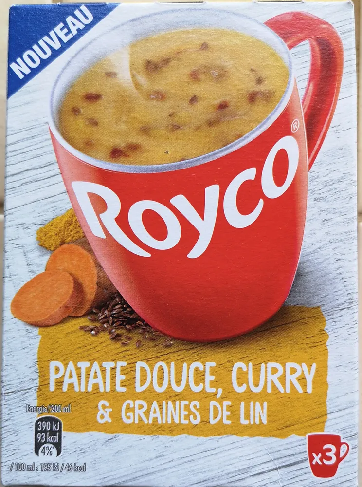Patate Douce, Curry & Graines de lin
