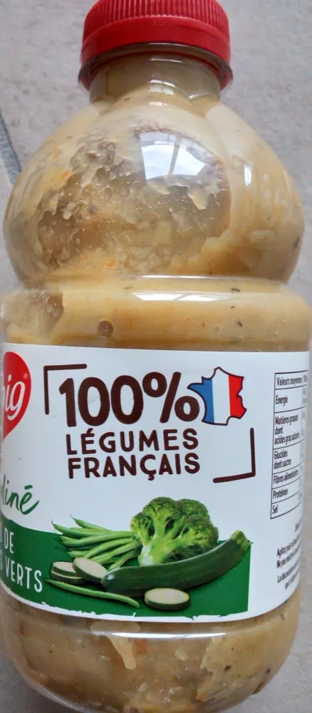 Soupe trio de légumes vertd