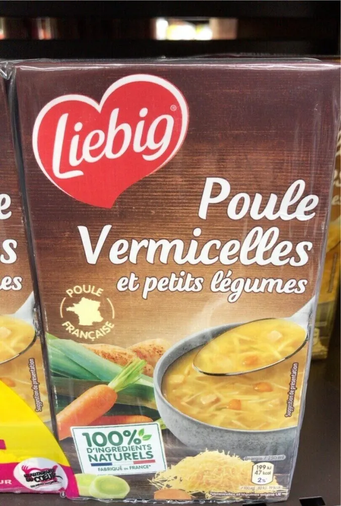 Poule Vermicelles et petits légumes