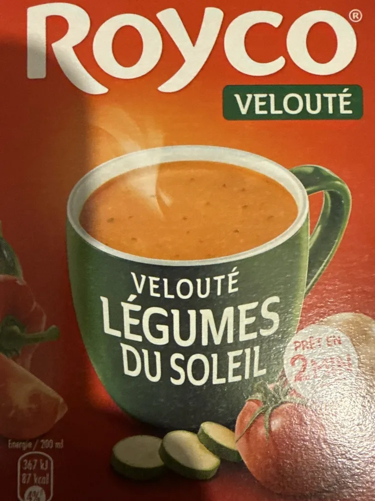 Velouté légumes du soleil