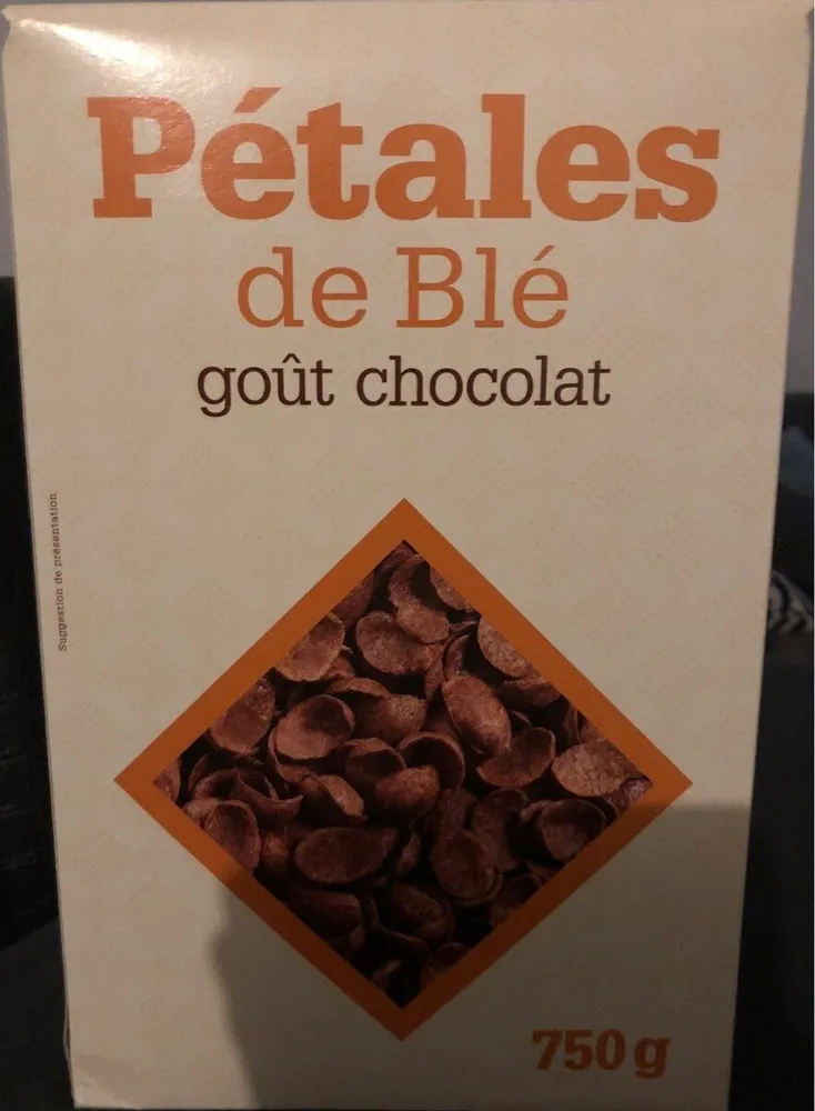 Pétales de blé goût chocolat