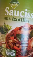 saucisses aux lentilles
