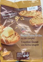 Petits pains grillés au blé complet