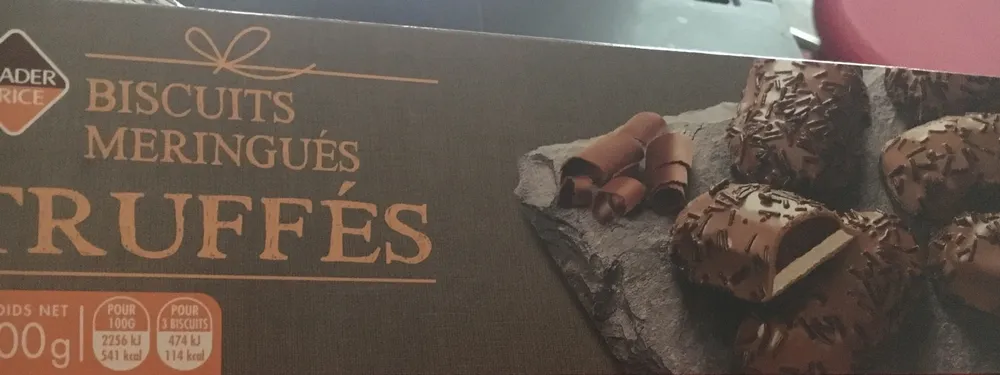 biscuit meringués Truffés