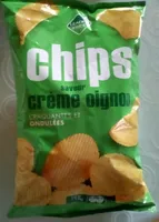 Chips saveur crème oignon
