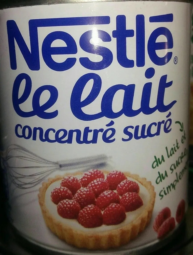 Le lait concentré sucré