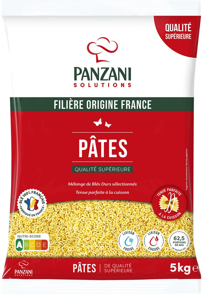 Panzani alphabet qualité supérieure 5kg