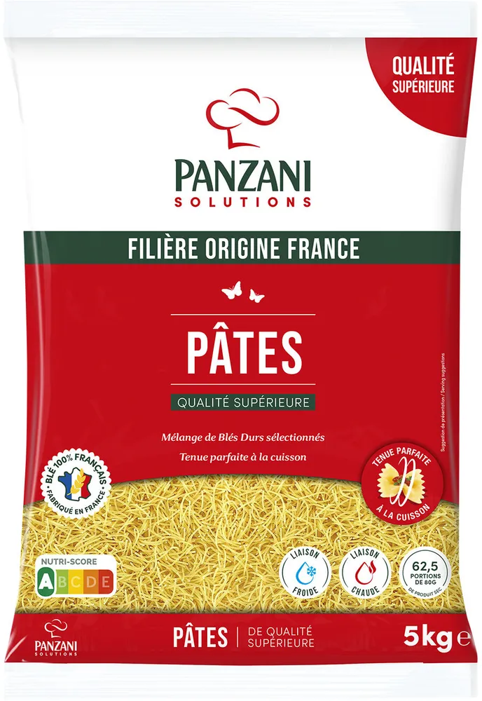 Panzani vermicelles coupés fins qualité supérieure 5kg
