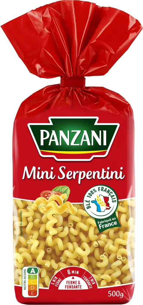 Panzani mini serpentini 500g