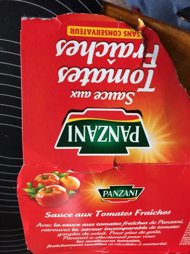 Sauce aux tomates fraîches Panzani sans conservateur