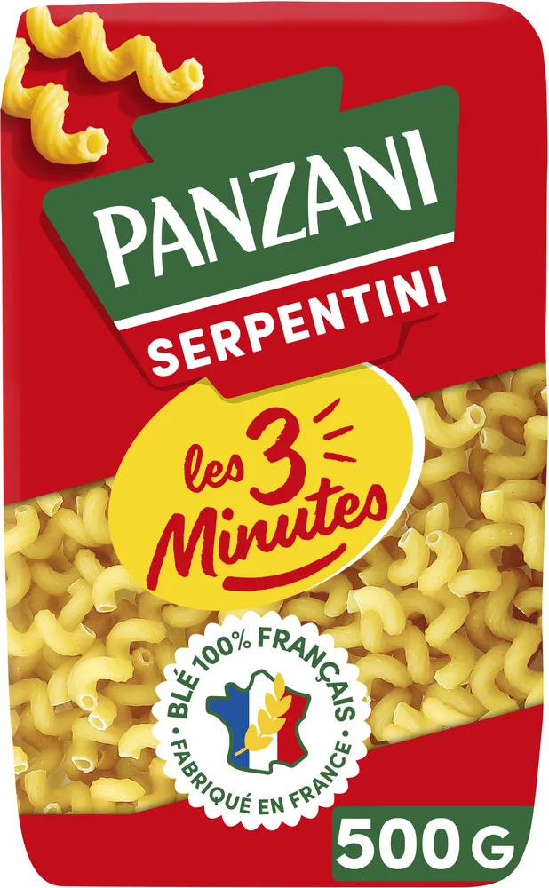 Panzani serpentini 3 minutes 500g