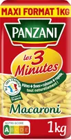 Panzani macaroni 3 minutes 1kg