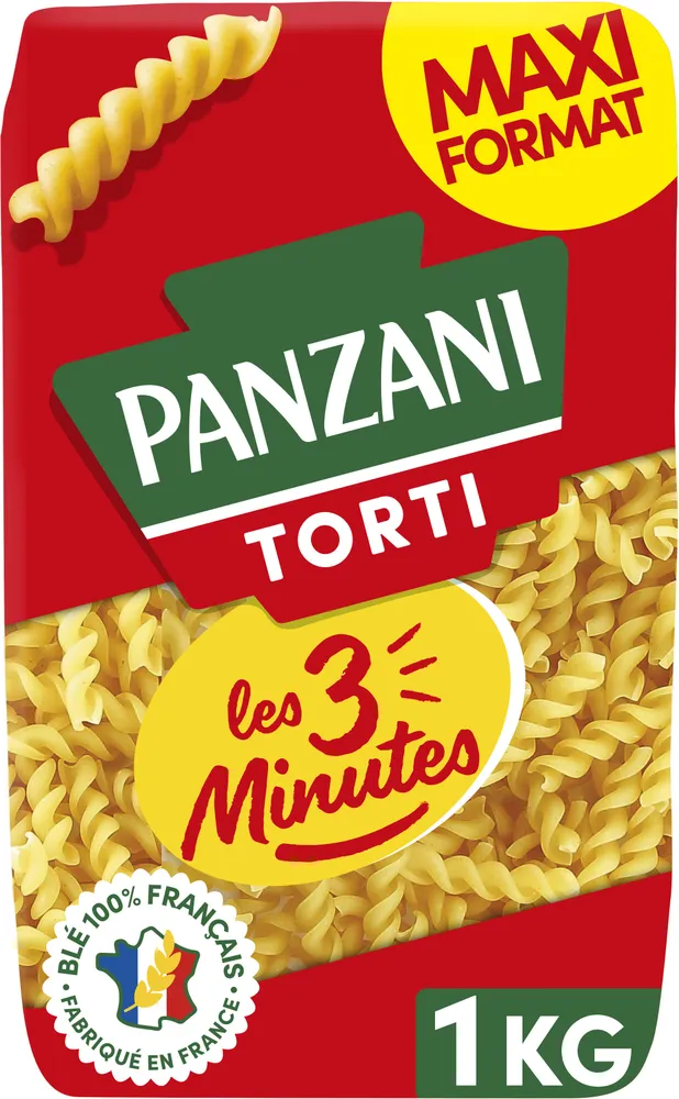 Panzani torti 3 minutes 1kg