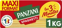Panzani spaghetti 3 minutes 1kg