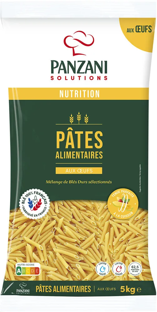 Panzani penne rigate aux oeufs 5kg