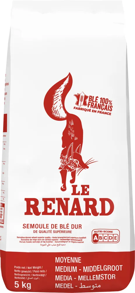 Le renard semoule moyenne 5kg