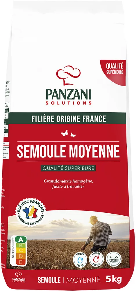 Pz semoule moyen 5kg /1