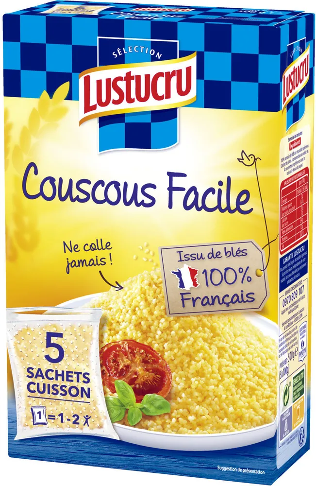 Lustucru couscous facile sc 500g
