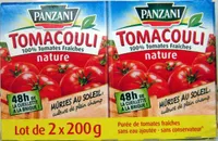 Tomacouli 100% Tomates Fraîches nature (Lot de 2 x 200 g)