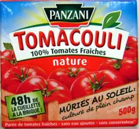 Tomacouli 100% Tomates Fraîches nature