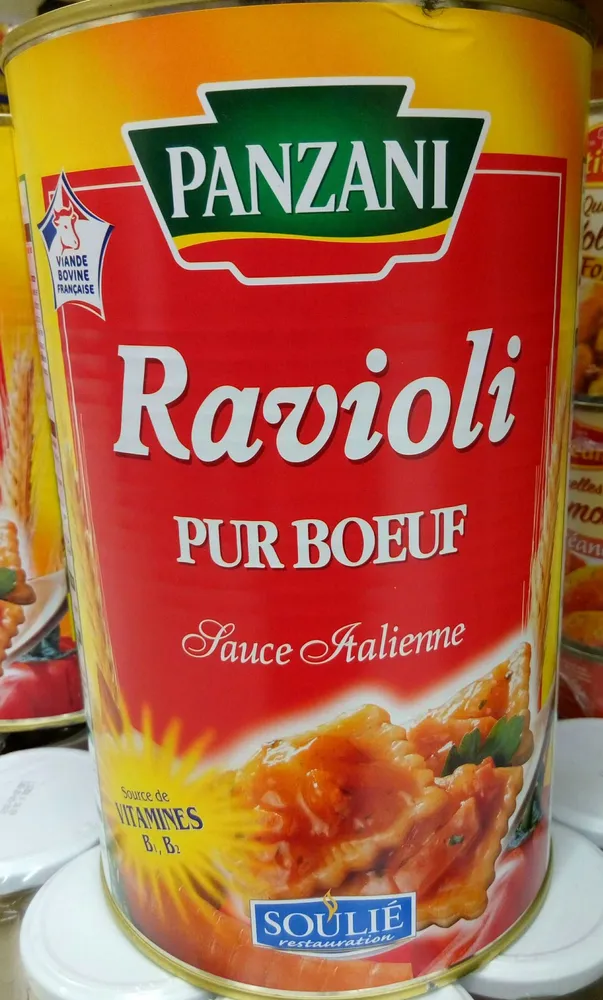 Ravioli pur boeuf sauce italienne