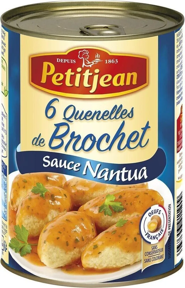 Quenelles de brochet sauce Nantua