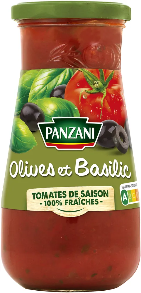 Panzani - spf - sauce olive basilic 6x400g