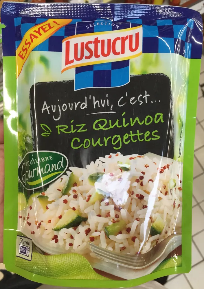 Riz quinoa courgettes