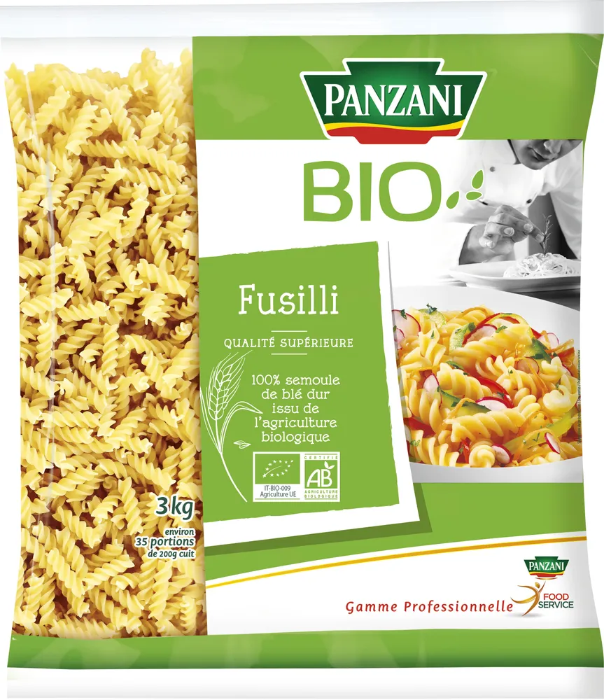 Panzani fusilli bio qualite superieure 3kg