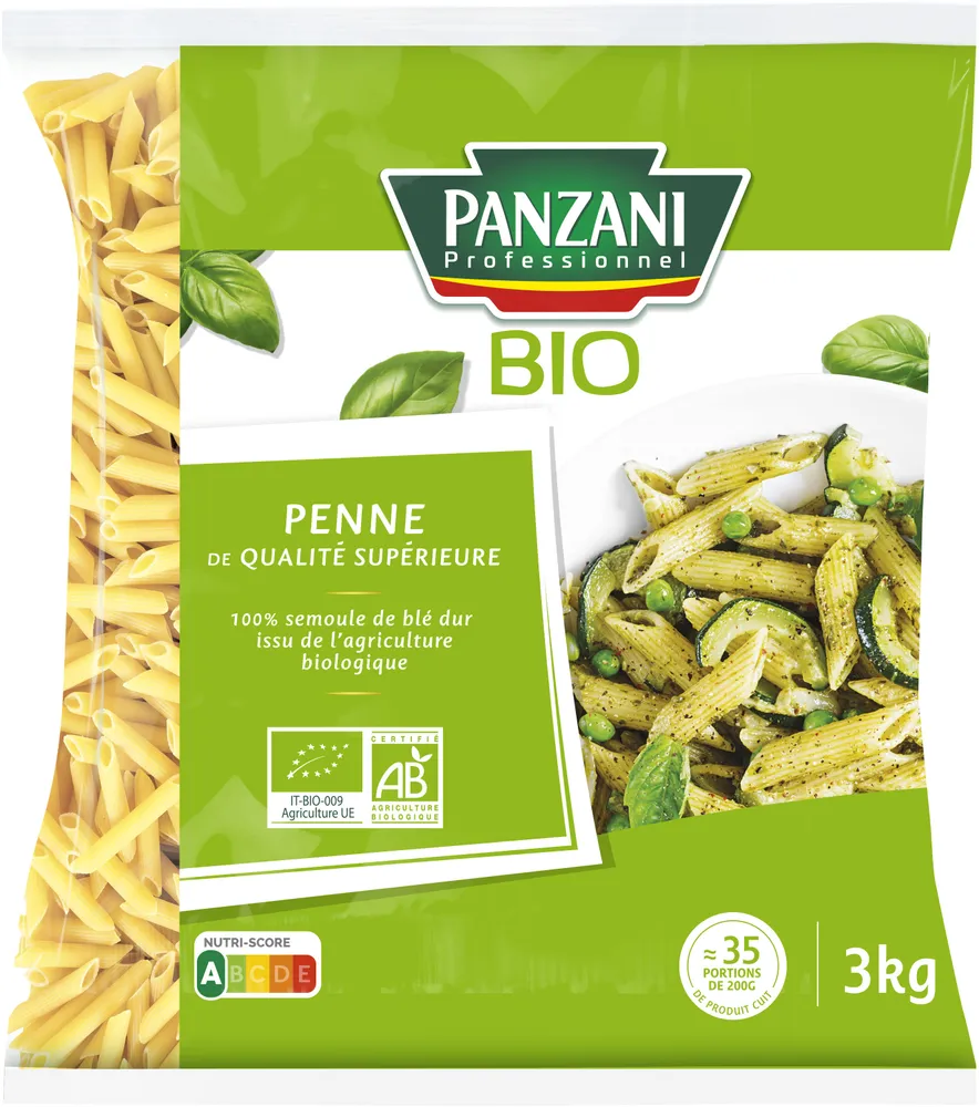 Panzani penne bio qualite superieure 3kg