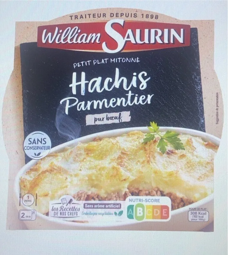 Hachis Parmentier Pur Bœuf