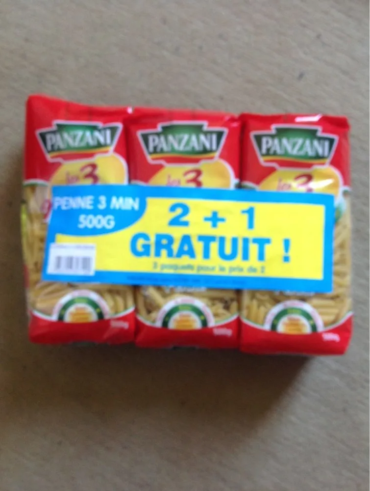 Penne Les 3 Minutes