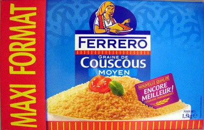 Graine de Couscous Moyen 1,5 Kg Ferrero